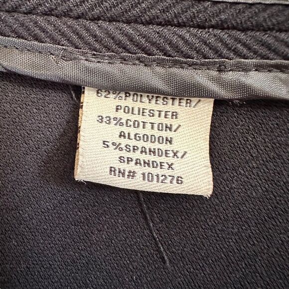 ECI ~ Womens Black Overcoat ~ turn lock closure ~ size XL - Picture 7 of 14